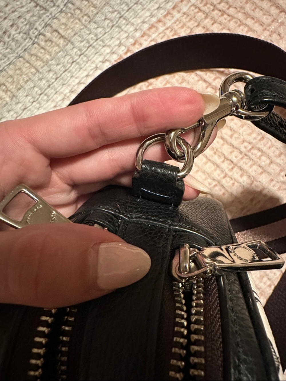 Coach Marvel Jes Crossbody Bag - Black & White Comic Design - Picture 7 of 11